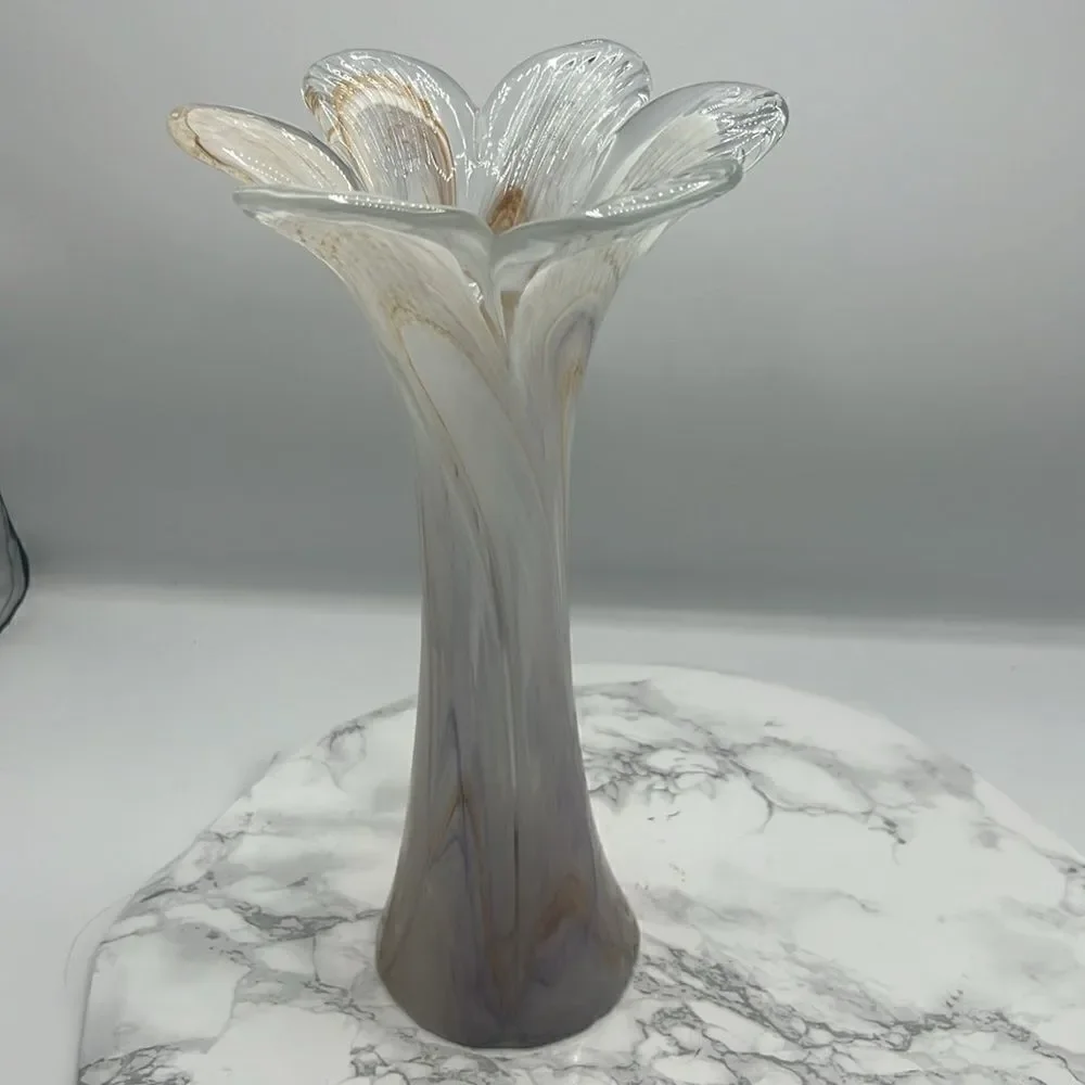 MURANO Made In Italy Glass Vase-New!